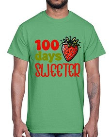 one hundred days sweeter 585#- one hundred days- Cotton Tee