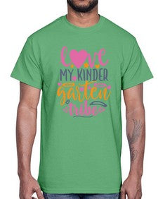 one hundred love my kinder garten tribe 593#- one hundred days- Cotton Tee