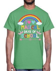 one hundred magical days of school 594#- one hundred days- Cotton Tee