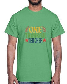 one thankful teacher Style 335#- teacher- Cotton Tee
