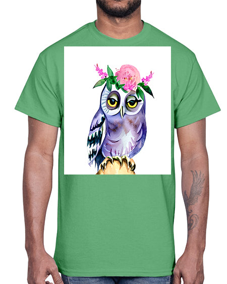 owl 15#- owl- Cotton Tee