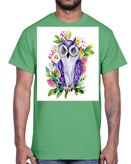 owl 1#- owl- Cotton Tee