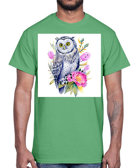 owl 21#- owl- Cotton Tee
