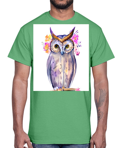 owl 22#- owl- Cotton Tee