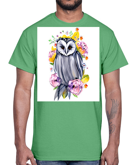 owl 27#- owl- Cotton Tee
