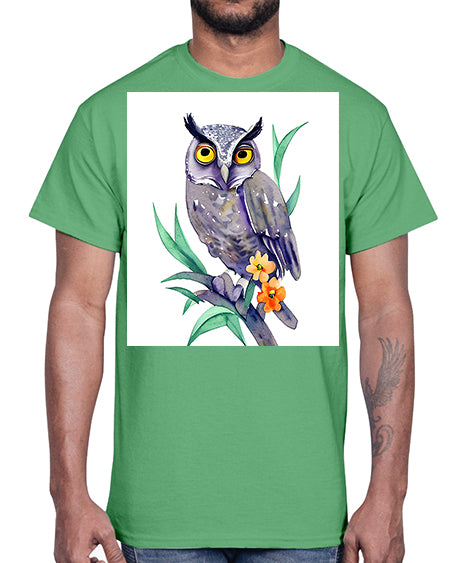 owl 28#- owl- Cotton Tee