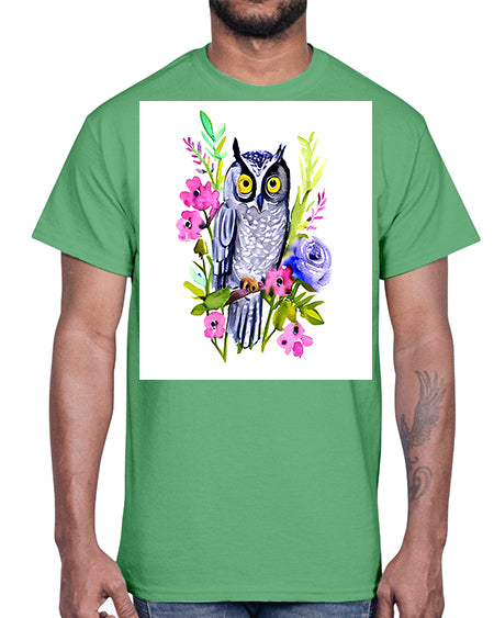 owl 29#- owl- Cotton Tee