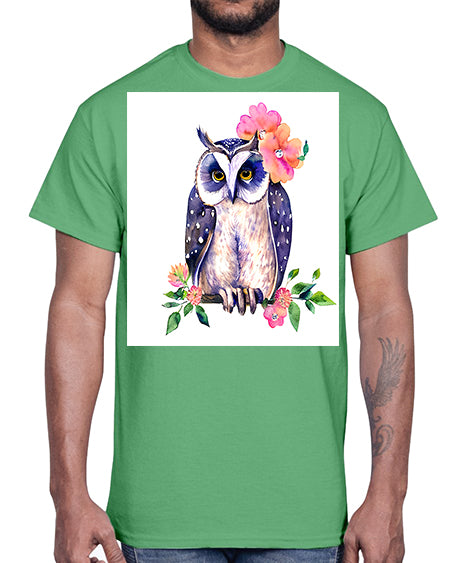 owl 2#- owl- Cotton Tee