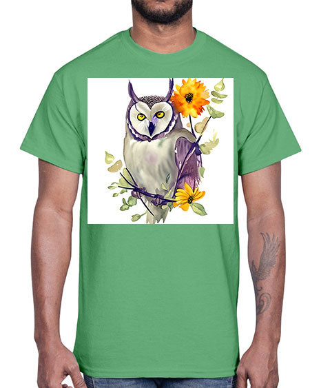 owl 4#- owl- Cotton Tee
