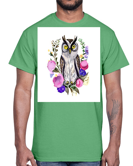 owl 5#- owl- Cotton Tee