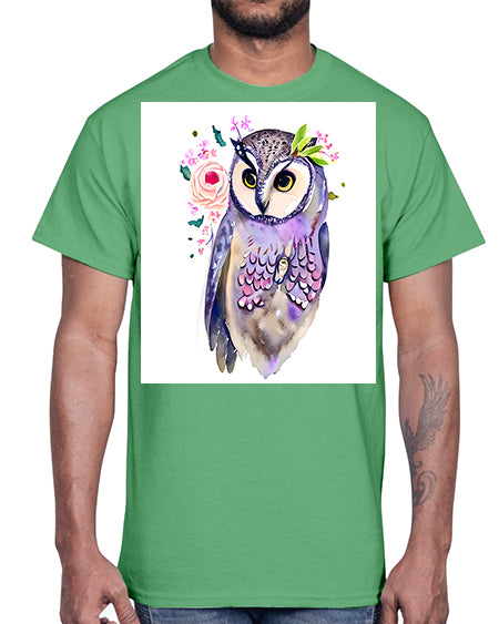 owl 9#- owl- Cotton Tee
