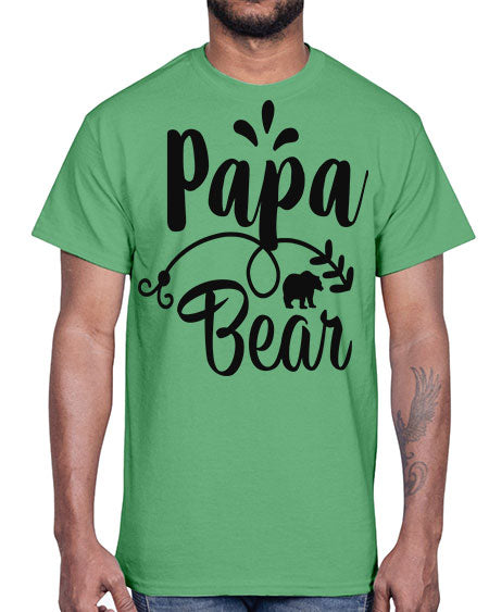 papa bear 215#- bears - animals- Cotton Tee