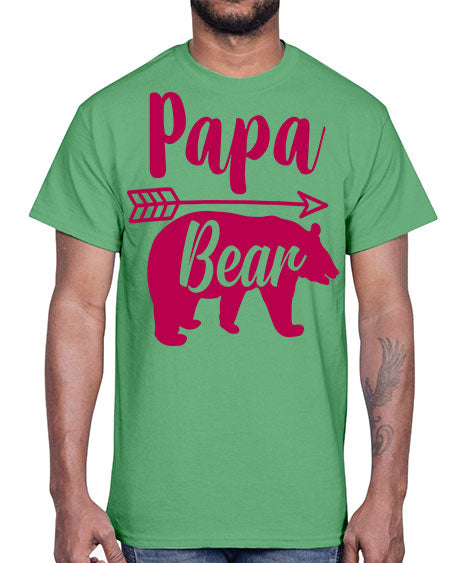 papa bear 217#- bears - animals- Cotton Tee