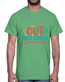 peace out first grade 622#- first grade- Cotton Tee