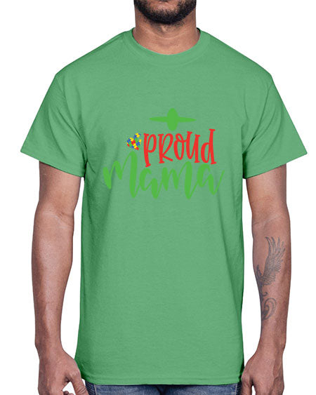 proud mama Style 38#- autism- Cotton Tee