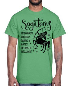sagittarius 397#- sagittarius- Cotton Tee