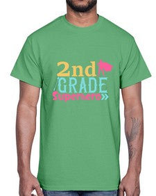 second Grade Superhero color 833#- second grade- Cotton Tee