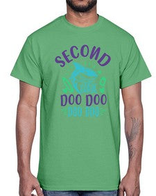 second grade doo doo 813#- second grade- Cotton Tee
