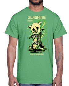 slashing party sutnk 1074#- art pop art- Cotton Tee