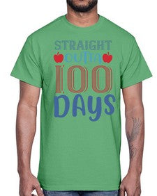 straight outta one hundred days 907#- one hundred days- Cotton Tee