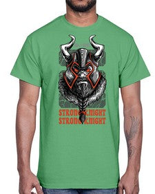 strongknighttshirtdesign 1137#- art pop art- Cotton Tee