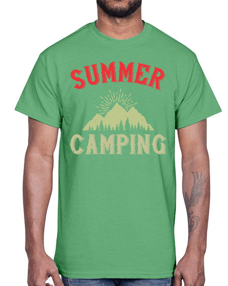 summer camping  82#- summer- Cotton Tee