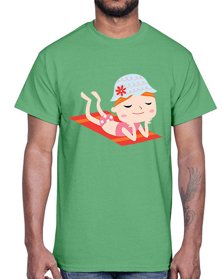 summer characters 59#- summer- Cotton Tee
