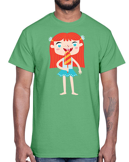 summer characters 64#- summer- Cotton Tee