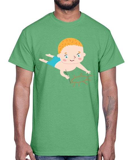 summer characters 65#- summer- Cotton Tee