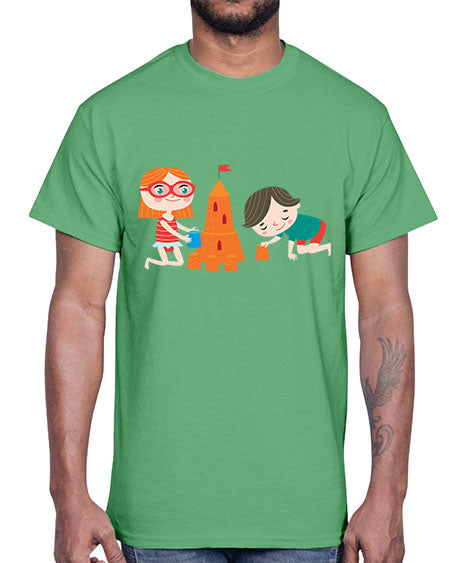 summer characters 66#- summer- Cotton Tee