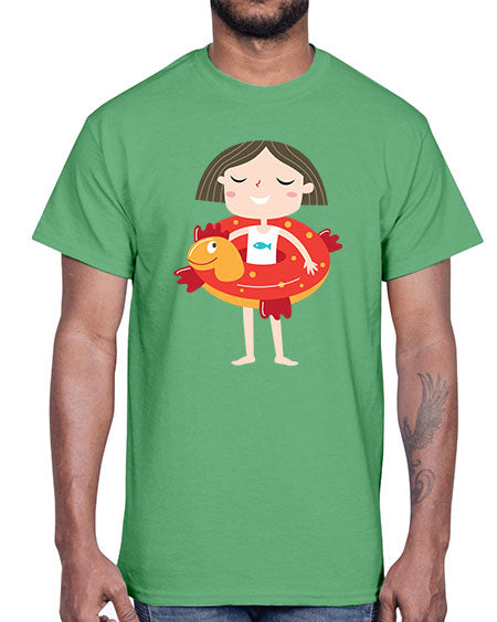 summer characters 67#- summer- Cotton Tee