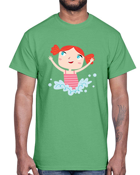 summer characters 73#- summer- Cotton Tee