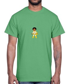 super kid 10#- black boys or men- Cotton Tee