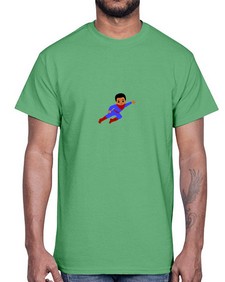super kid 14#- black boys or men- Cotton Tee