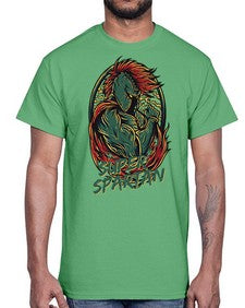 super spartan 1140#- art pop art- Cotton Tee