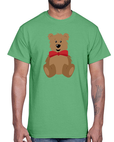teddy bear 261#- bears - animals- Cotton Tee