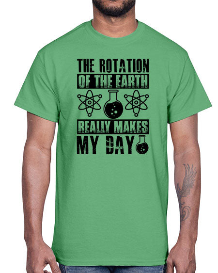 the rotation of the earth really makes my day 11#- nature- Cotton Tee