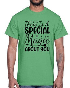 there is a special magic about you 435#- unicorn- Cotton Tee