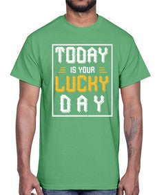 today is your lucky day 1661#- beer- Cotton Tee