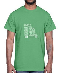 uncle the man the myth 657#- uncle- Cotton Tee