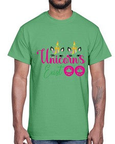 unicorns exist 534#- unicorn- Cotton Tee