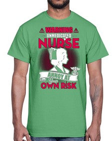 unmedicated nurse 1595#- nurse- Cotton Tee