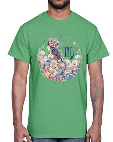 virgo 553#- virgo- Cotton Tee