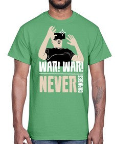 war war never changes 162#- video games- Cotton Tee