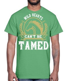 wild hearts can’t be tamed Style 11#- horse- Cotton Tee