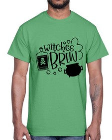 witches brew 8#- witch- Cotton Tee
