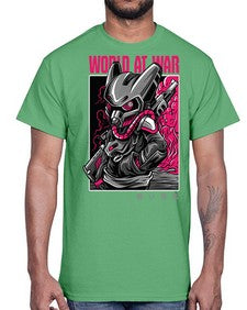 worldatwartshirtdesign 1254#- art pop art- Cotton Tee