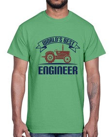 worlds best engineer Style 478#- engineer- Cotton Tee