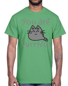 you are purrfect- cats- Cotton Tee