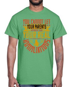 you cannot let your parents anywhere near your real humiliations 711#- parents day- Cotton Tee